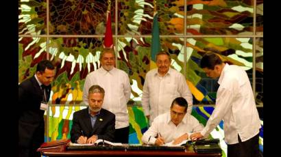 Cuba y Brasil firman nuevos acuerdos