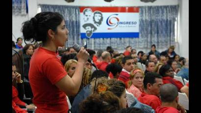 Asamblea provincial IX Congreso de la UJC en Matanzas