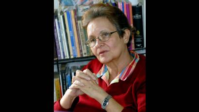 Profesora Miriam Rodríguez Betancourt, Premio Nacional de Periodismo José Martí 2010