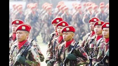 MIlitares en Indonesia del Komando Pasukan Khusus