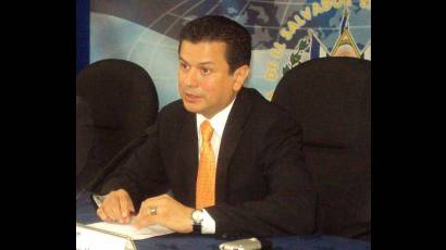 Hugo Martínez, canciller salvadoreño