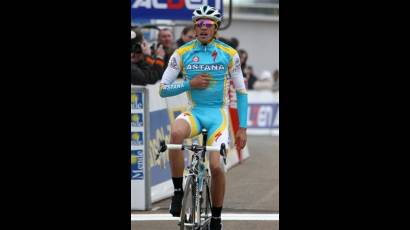 Alberto Contador en la carrera París-Niza