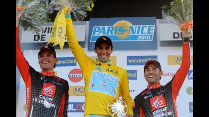 Alberto Contador gana la clásica ciclística París-Niza 2010