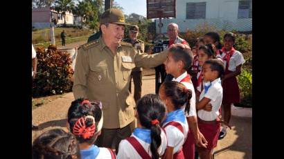 Raúl Castro en Santiago de Cuba