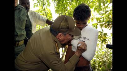 Raúl Castro en Guantánamo