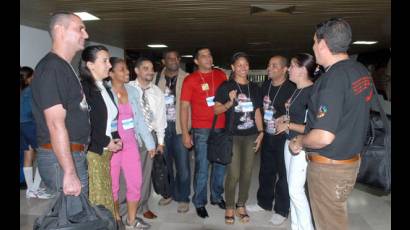 Momentos del IX Congreso de la UJC