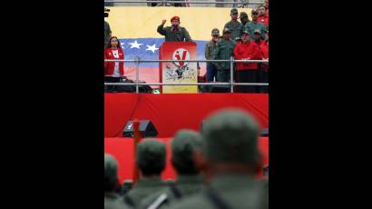 Chávez habla al pueblo venezolano