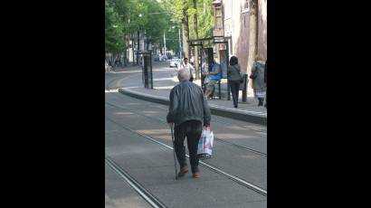 Los ancianos huyen de Holanda