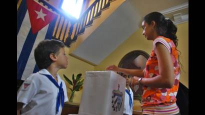 Votaciones del proceso electoral en el municipio de Playa