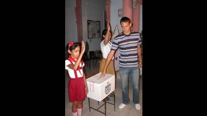 Votaciones del proceso electoral en Santiago de Cuba