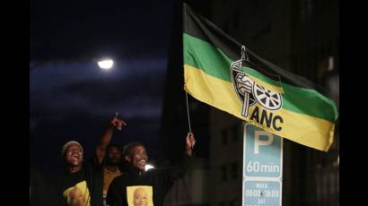Apoyo al Congreso Nacional Africano (ANC)