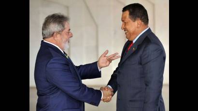  Luiz Inácio Lula Da Silva  y  Hugo Chávez 