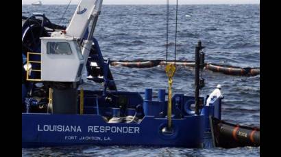 Derrame de crudo en el Golfo de México