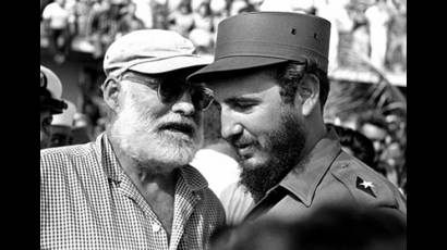Fidel y Hemingway