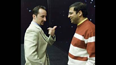 Topalov y Anand