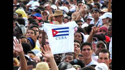 Marcha en favor de Cuba