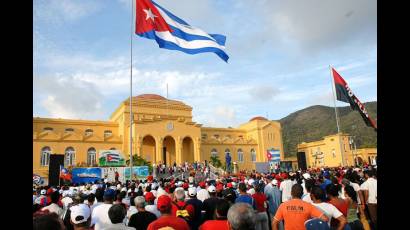 Acto por el aniversario 55 de la excarcelación de Fidel