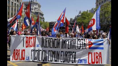 Rechazaron en Madrid, la Posición Común contra Cuba