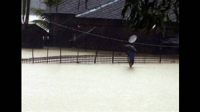 Inundación en Mianmar