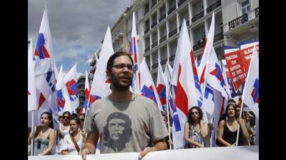 Huelgas en Atenas