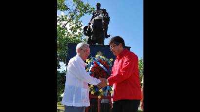 Eusebio Leal y Ronald José Blanco