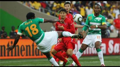 Costa de Marfil vs Corea del Norte
