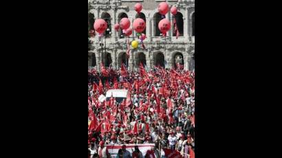 Un millón de italianos en huelga contra recortes