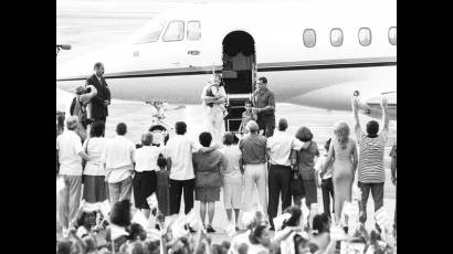 Elian llega a La Habana