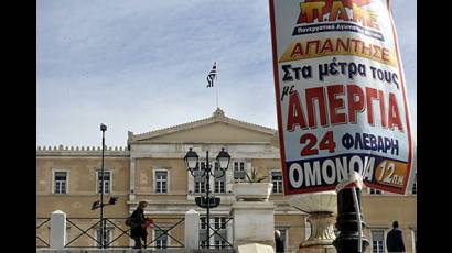 Sexta protesta en Grecia durante el 2010