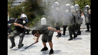 Huelga en Grecia