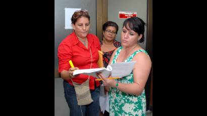 Trabajadoras de la Editora Abril