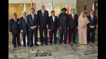 Jefes de Estado y Primeros Ministros del grupo de naciones en desarrollo