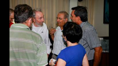 Visitó Fidel Centro Nacional de Investigaciones Científicas