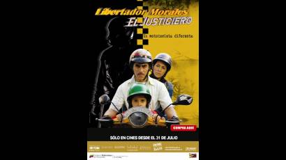 Cartel de la cinta venezolana Libertador Morales, el justiciero