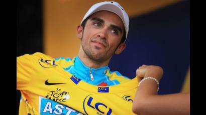 El español Alberto Contador 