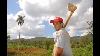 Jóvenes vinculados a la producción de alimentos