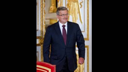 Presidente polaco Bronislaw Komorowski