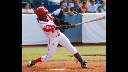 Equipo cubano en el Mundial femenino de béisbol