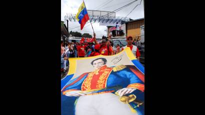 El pueblo salió a las calles a respaldar al PSUV