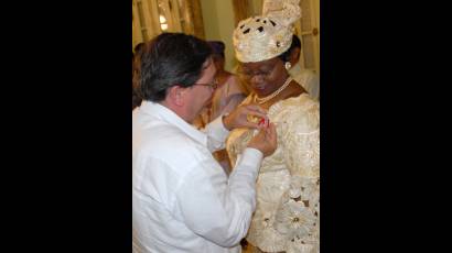 Embajadora de Namibia en Cuba