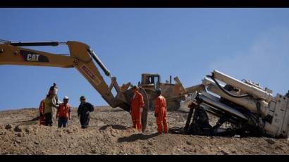 Comienzan tareas para rescate de mineros en Chile