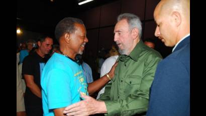 Fidel y Lucius Walker