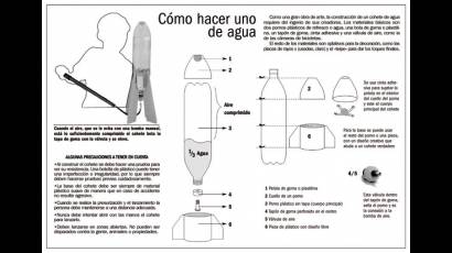 Cómo hacer un cohete de agua 