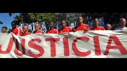 Cubanos piden justicia para las víctimas del terrorismo