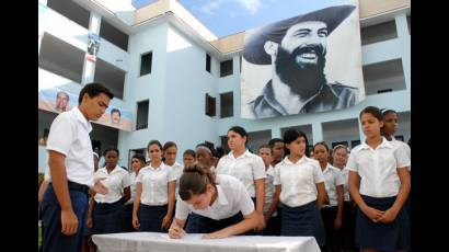 Nuevos ingresos a la Federación de Estudiantes de la Enseñanza Media