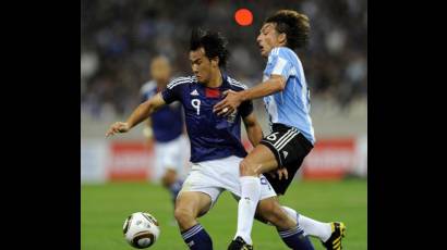 Partido amistoso entre Japón y Argentina en el estadio Saitama de Tokio