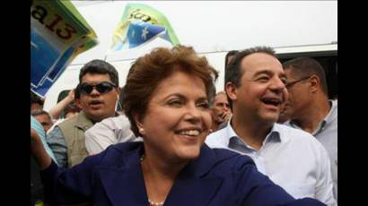 Candidata a presidente Dilma Rousseff