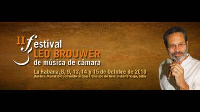 II festival de música de cámara Leo Brouwer