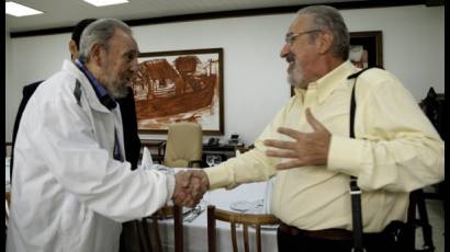 Fidel con intelectuales hispanoamericanos