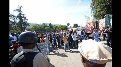 Manifestaciones en Haití